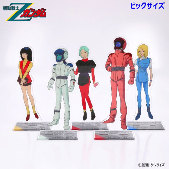 225681 Pbandai 預訂 2025/5月 機動戦士Zガンダム ビッグアクリルスタンド 第三弾（全5種）