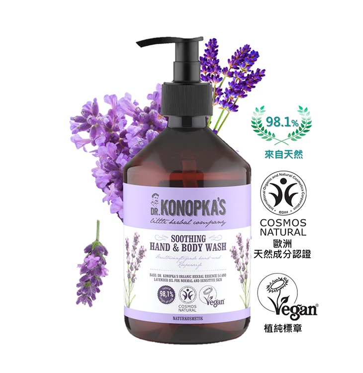 珂諾譜【舒緩保濕】洗沐二合一 500ml - Dr. Konopka's