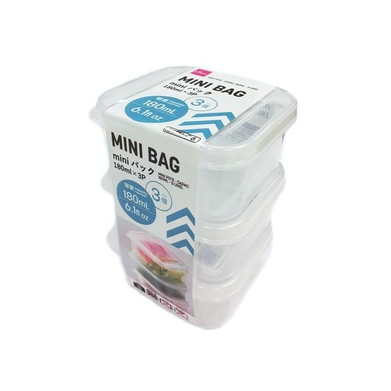 迷你保鮮盒/180ml 3入