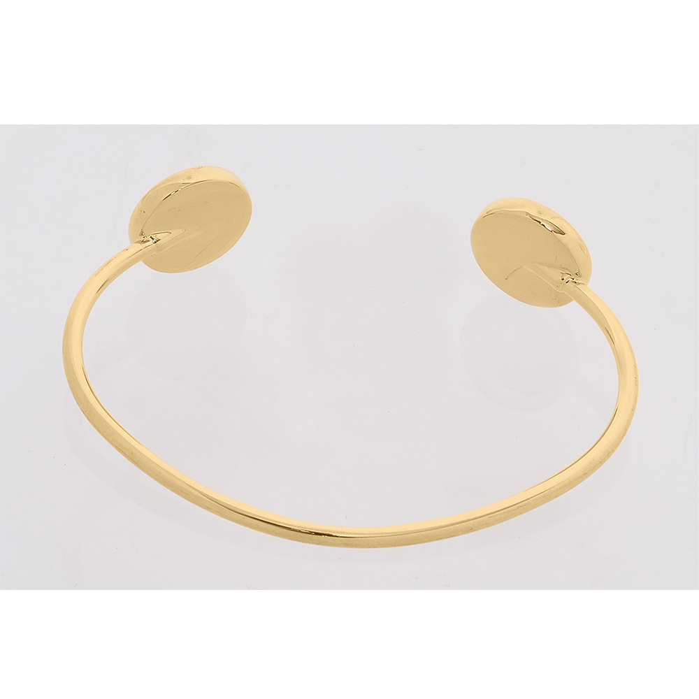 【MARC JACOBS】The Medallion 紀念章造型開口式手環(金色/黑色)J104MT3RWM0 0004