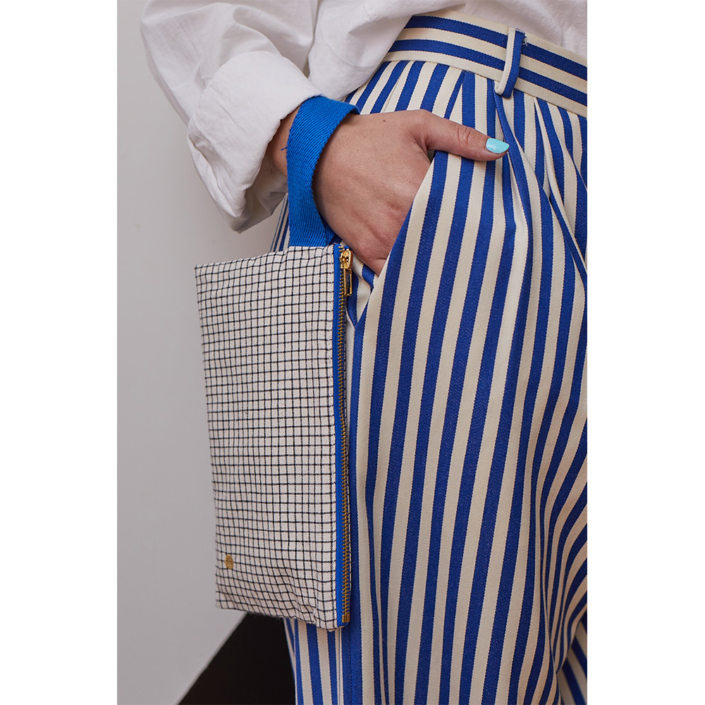 法國La cerise sur le gâteau 有機棉防水手拿袋-經典款