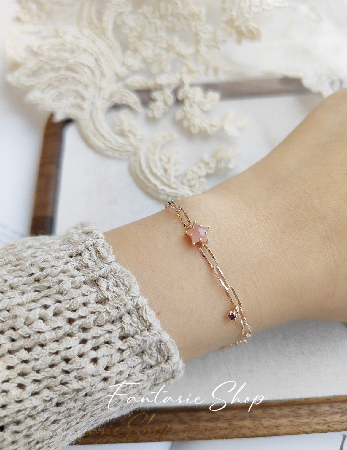 夜空. 粉水晶|藍水晶