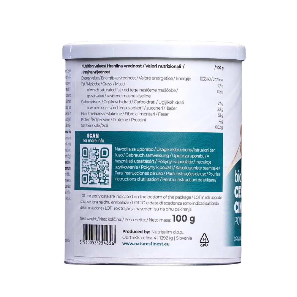 Nature's Finest - 有機錫蘭肉桂粉 (100g) (55738)