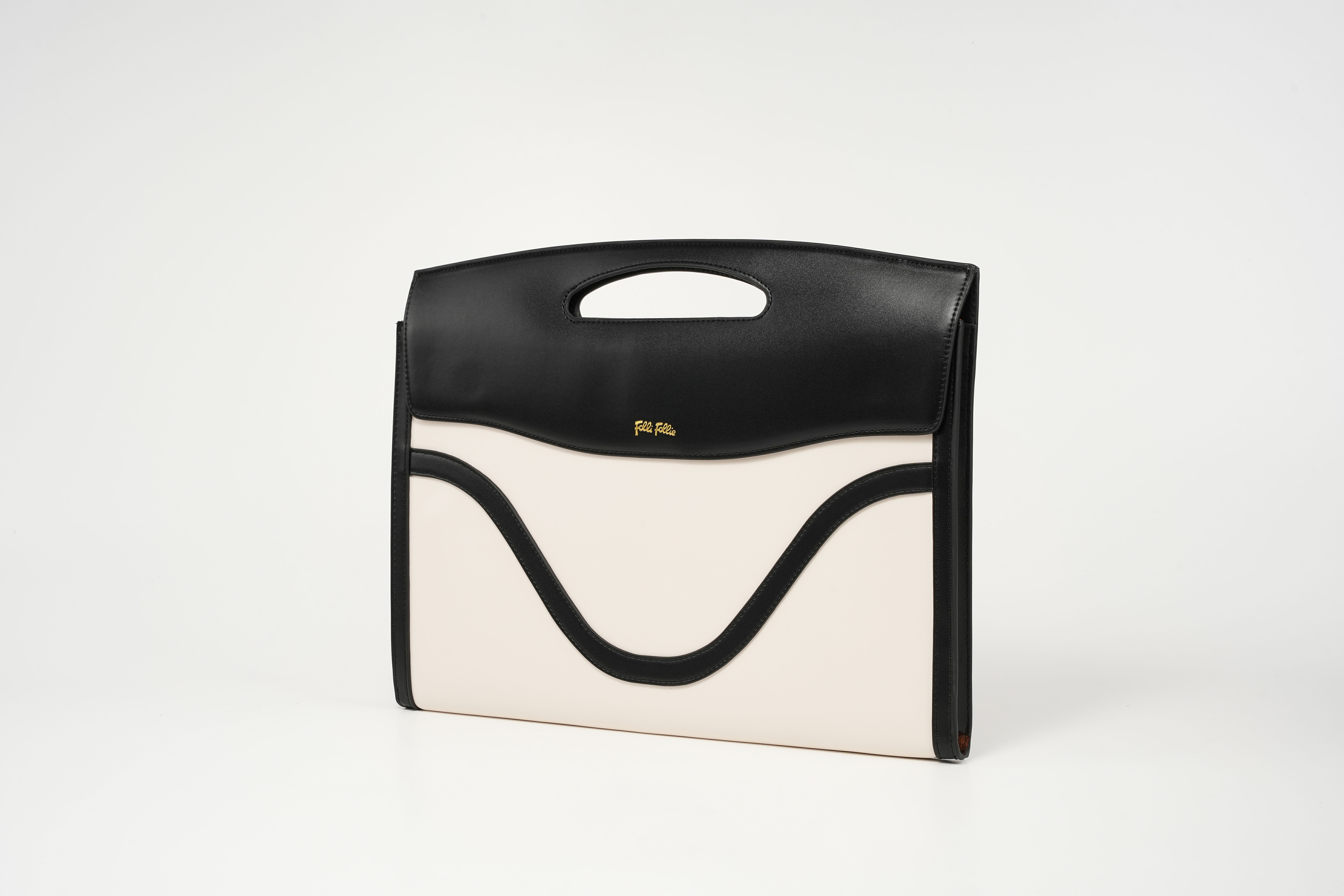 【Folli Follie 芙麗芙麗】咖磁吸公文包