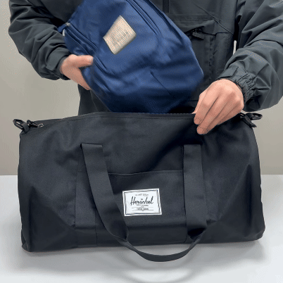 Herschel Classic Gym健身袋 旅行袋收納健身用品 容量展示