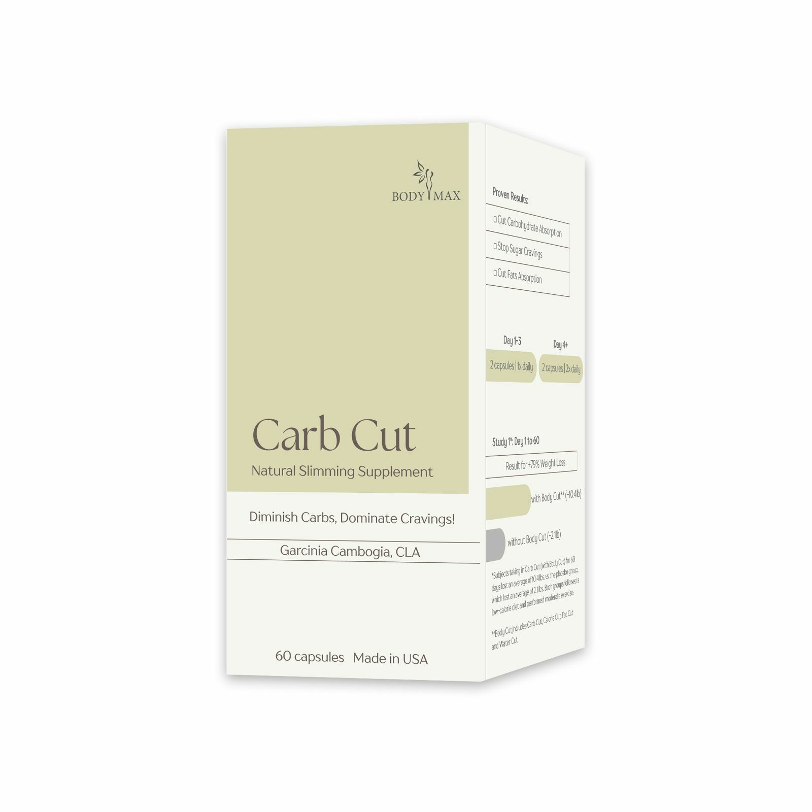 Bodymax - Carb Cut 天然瘦身保健品 低碳飲食 減肥 減脂人士適用（60粒） (I038)