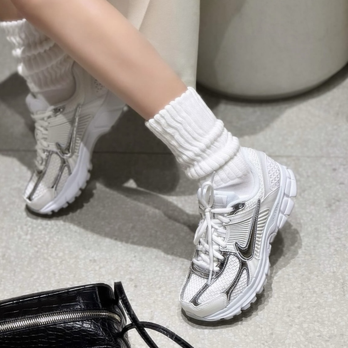 Nike Zoom Vomero 5 仙女白銀
