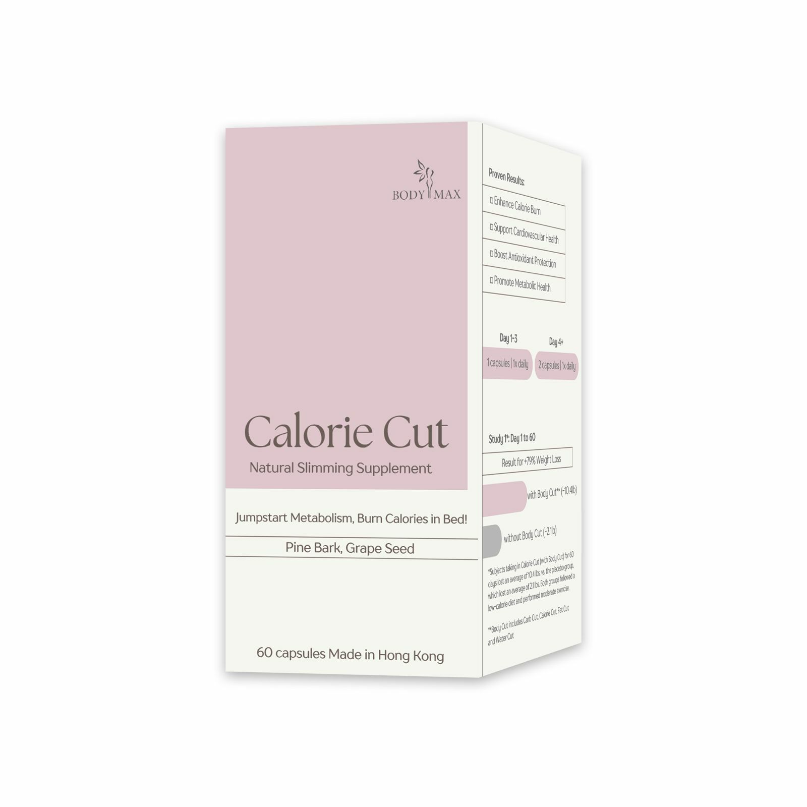 Bodymax – Calorie Cut 天然瘦身保健品 減肥 減脂人士適用 (60粒) (I039)