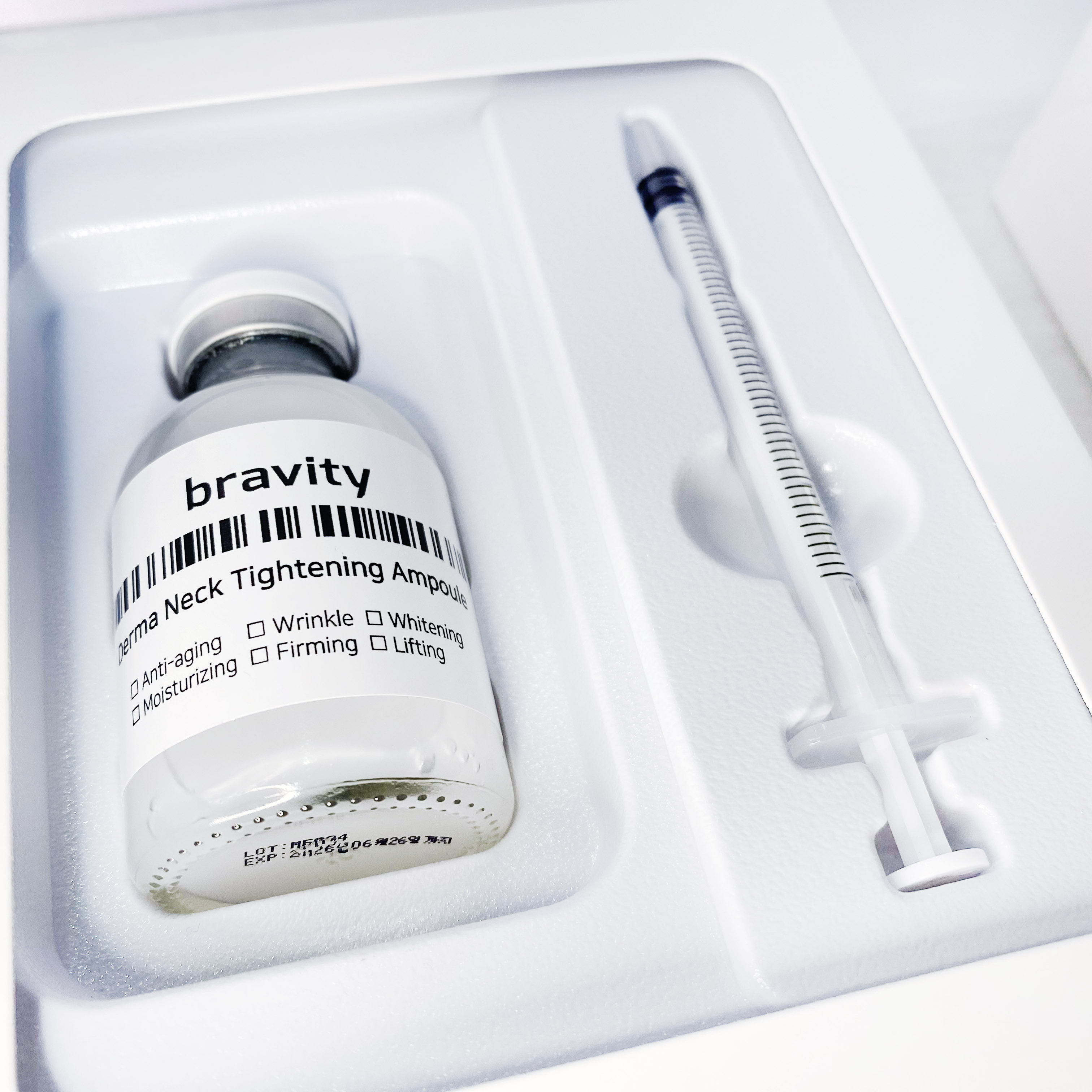 韓國 Bravity 頸部安瓶 30ml + 注射器x1 頸部精華 頸紋精華