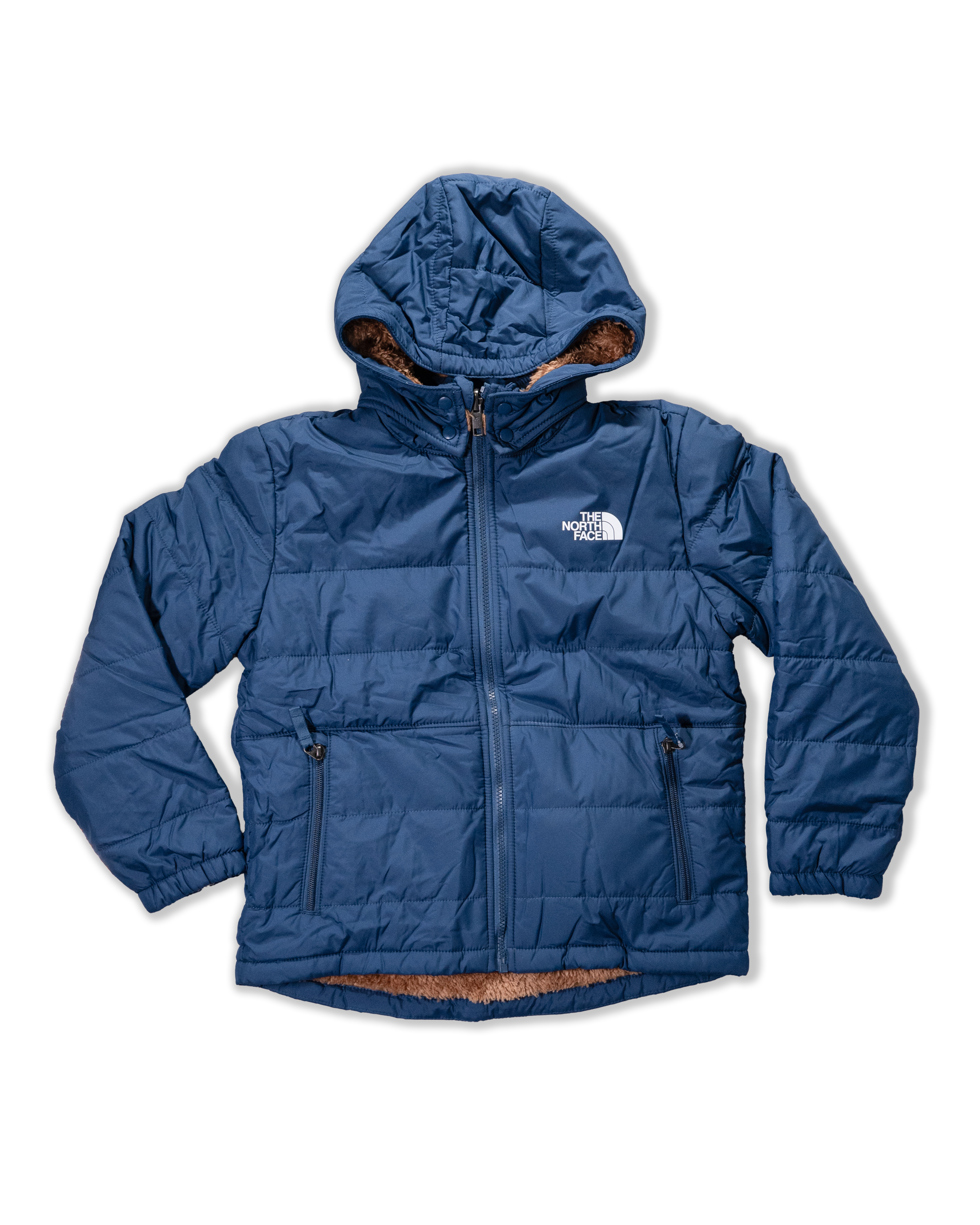 TNF北臉 0112 大童 深藍色 鋪棉