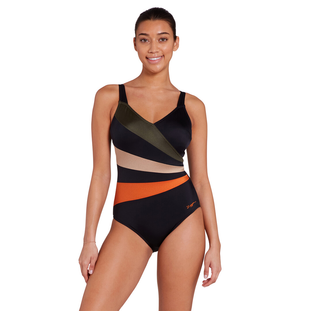 ZOGGS 女性《夢幻包覆》運動連身泳裝