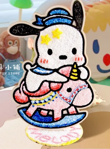 DIY  雪花畫 PC+獨角馬