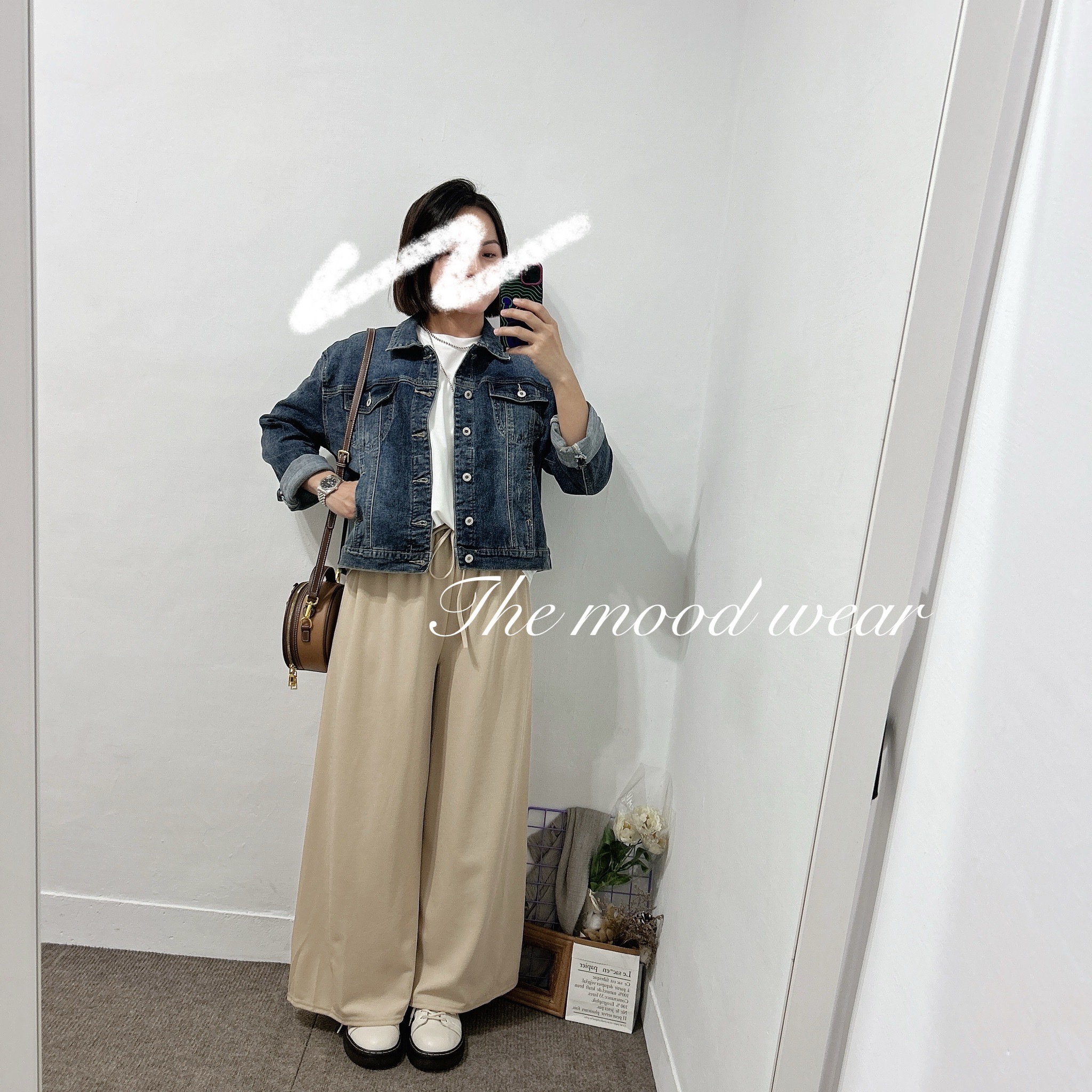 不悶熱藏肉雪紡長褲 涼感褲