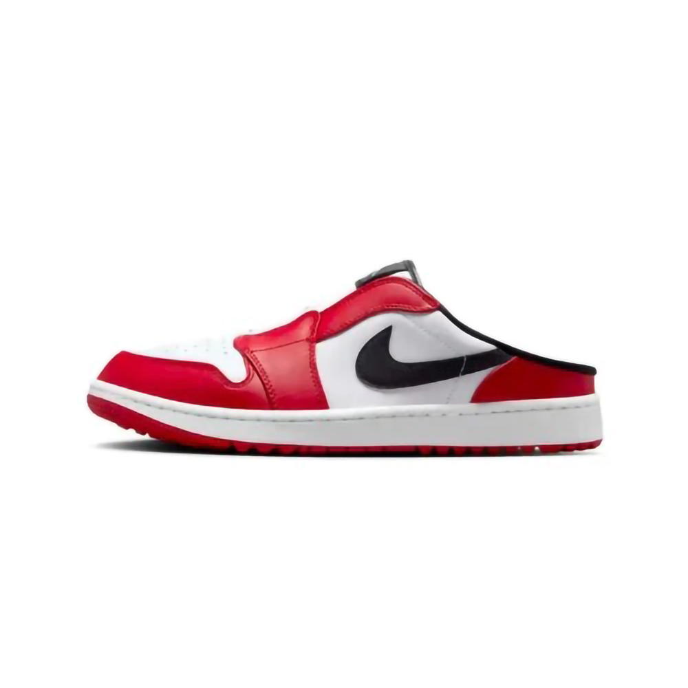 Nike Air Jordan 1 Mule Golf 穆勒鞋 白紅黑 FJ1214-101