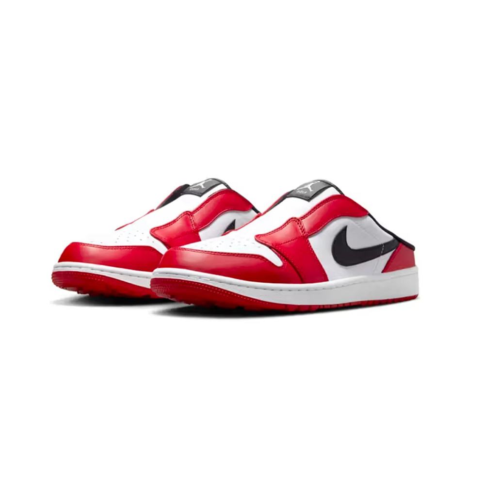 Nike Air Jordan 1 Mule Golf 穆勒鞋 白紅黑 FJ1214-101