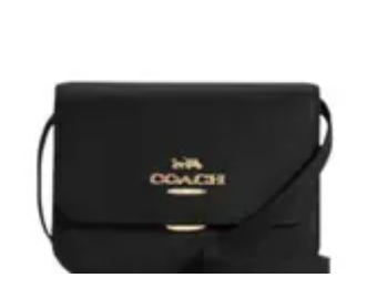 [S] COACH C5632 LEATHER BRYNN XBY,IM/BLACK, 195031316692 (SCO1126)