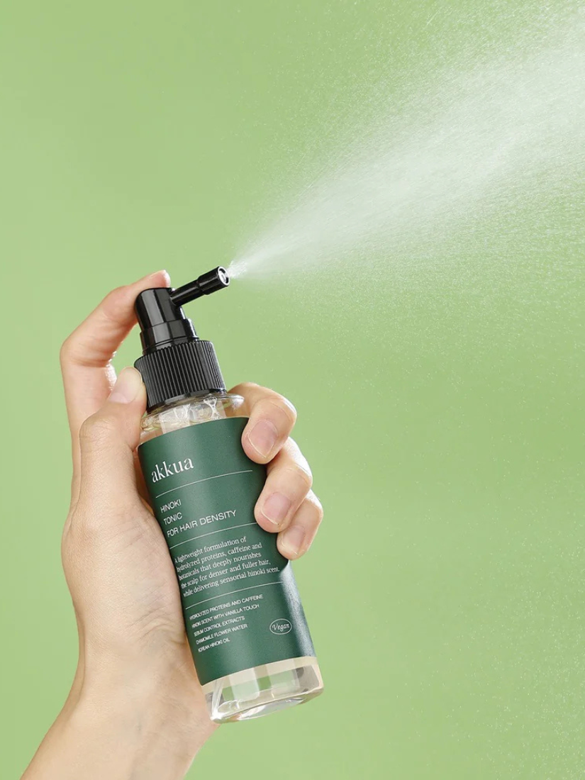 【 預購 】akkua 扁柏頭皮養護豐盈噴霧 100ml 韓國