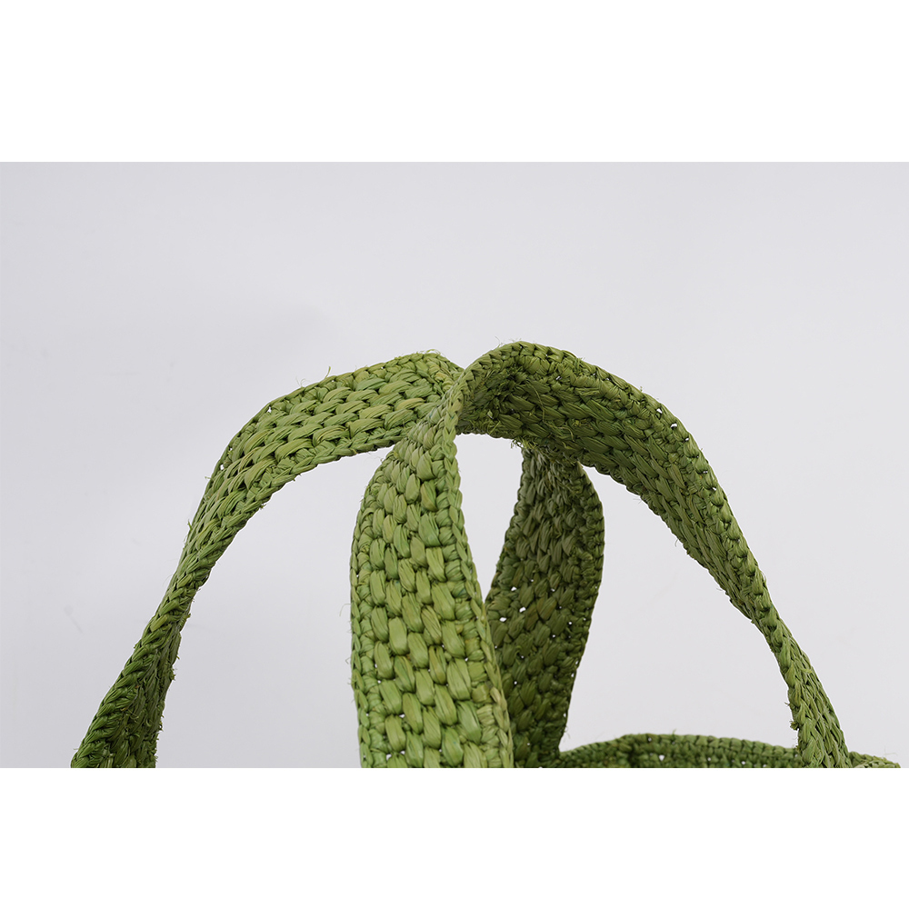 【LOEWE】Logo 標誌酒椰纖維小款二用包(綠色)A685B59X01 4100