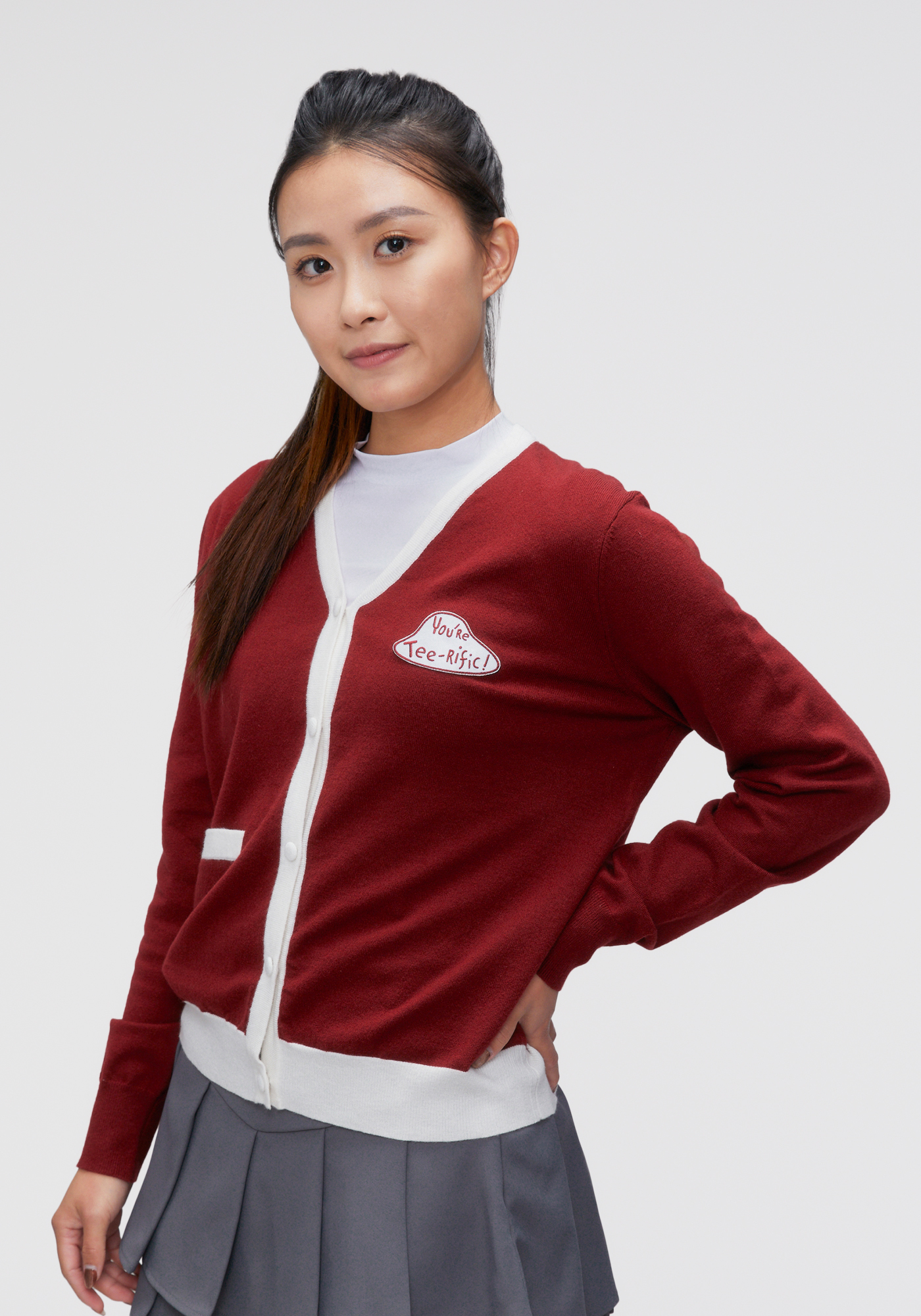 TEERIFIC針織衫-新棗紅