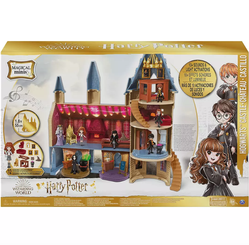 Magical minis - Wizarding World Hogwarts Castle magical Minis Lights Sounds & Hermoine Doll