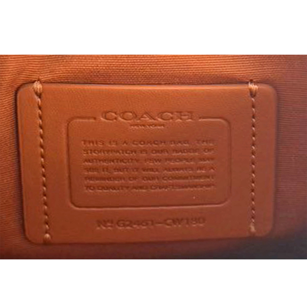 【COACH】Lucas 拼色塗層帆布翻蓋迷你斜背包(炭灰色/棕褐色)CW180 QBXAH