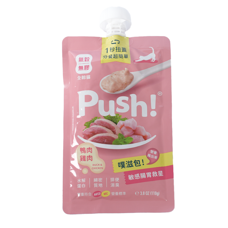 【旗艦主食肉泥】敏感腸胃救星（鴨肉鱈魚）110g