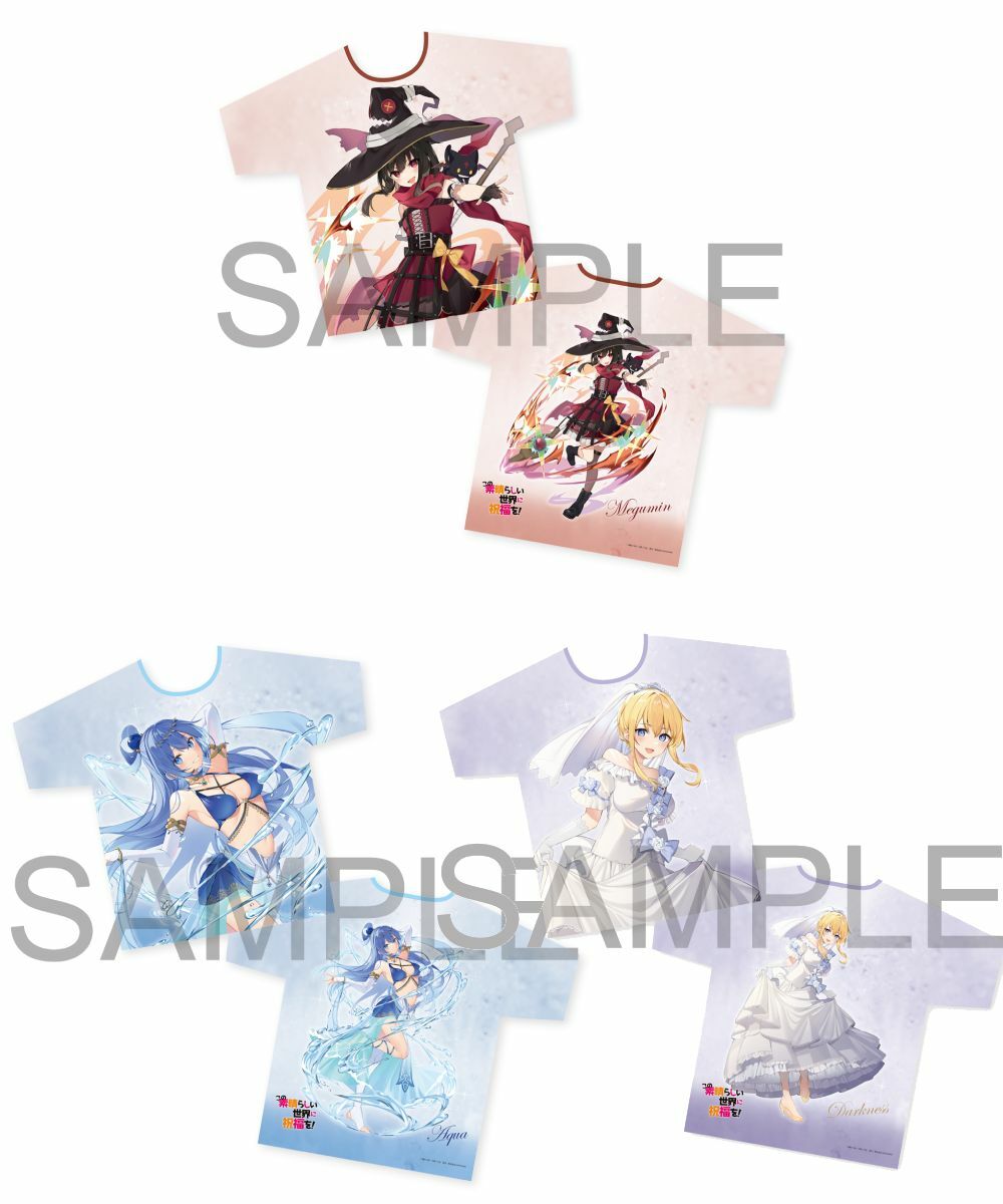 預購-『為美好的世界獻上祝福！』 全彩痛T 記念衣裝ver. 系列【日本進口精品】