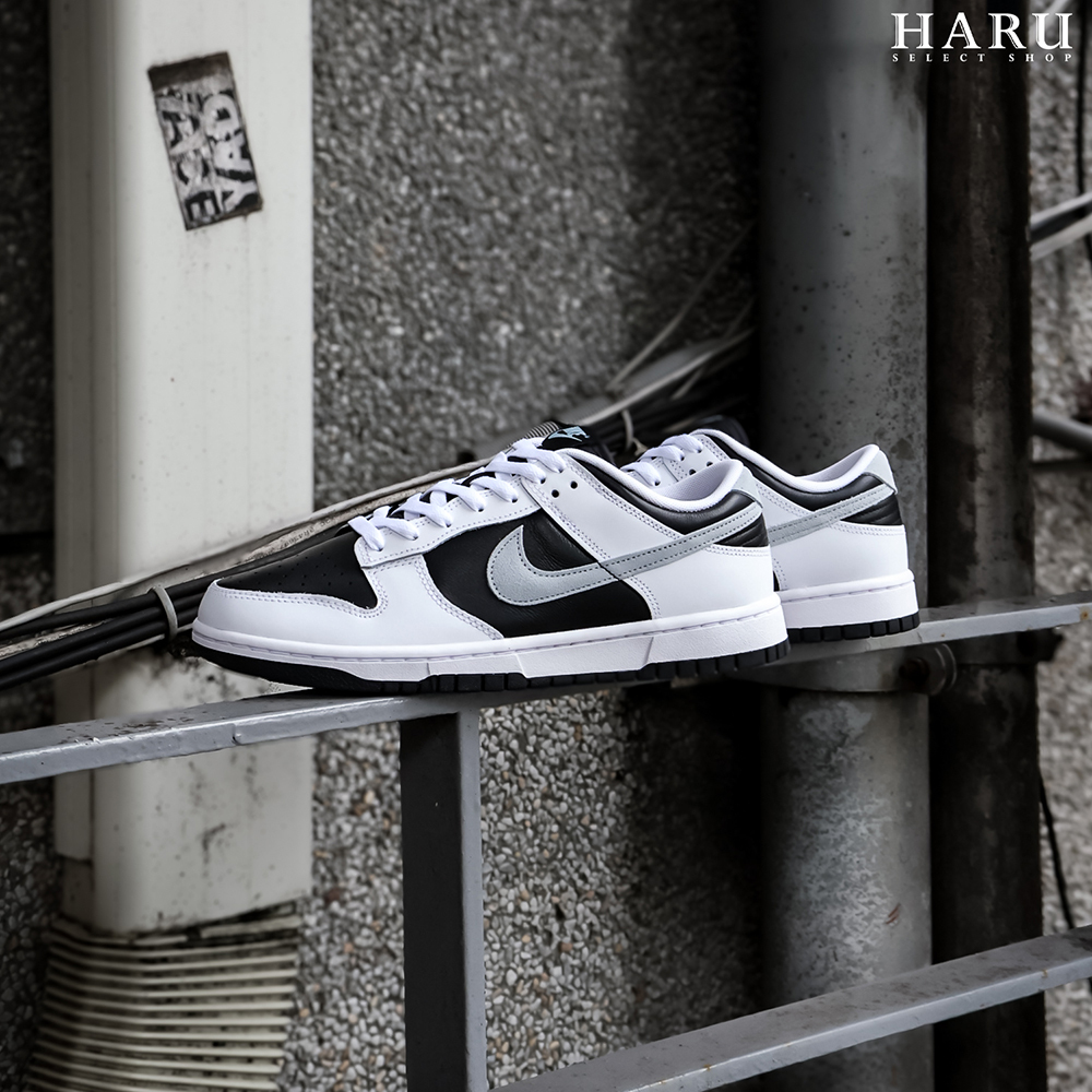 NIKE DUNK LOW REVERSE PANDA 2.0 反轉熊貓 白黑  二代  皮革  麂皮勾勾  復古休閒鞋 IB4620-141