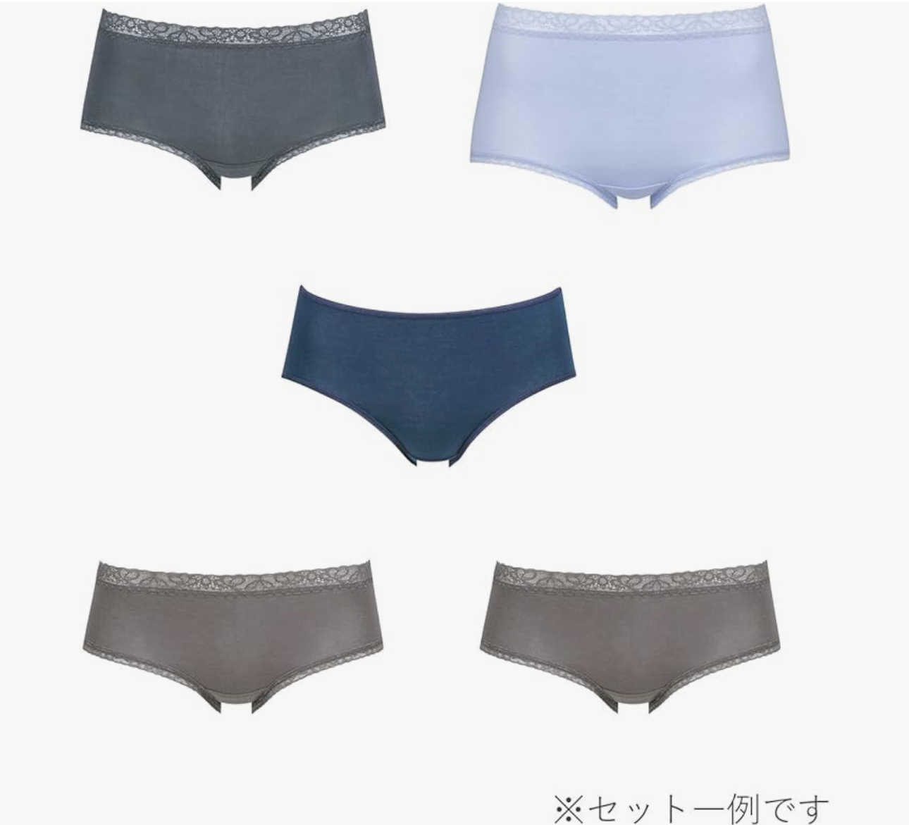 【現貨】J0213906 [wacoal /wing 福袋] 女裝內褲 5 條裝，型號 KC9821，多色。