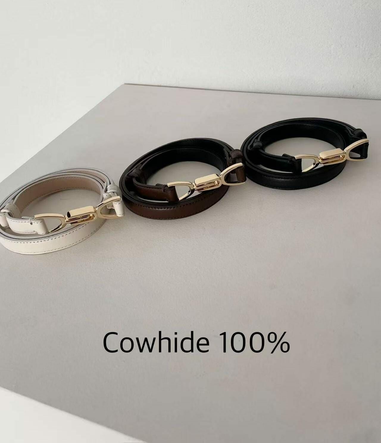 SG4005 金扣真皮皮帶