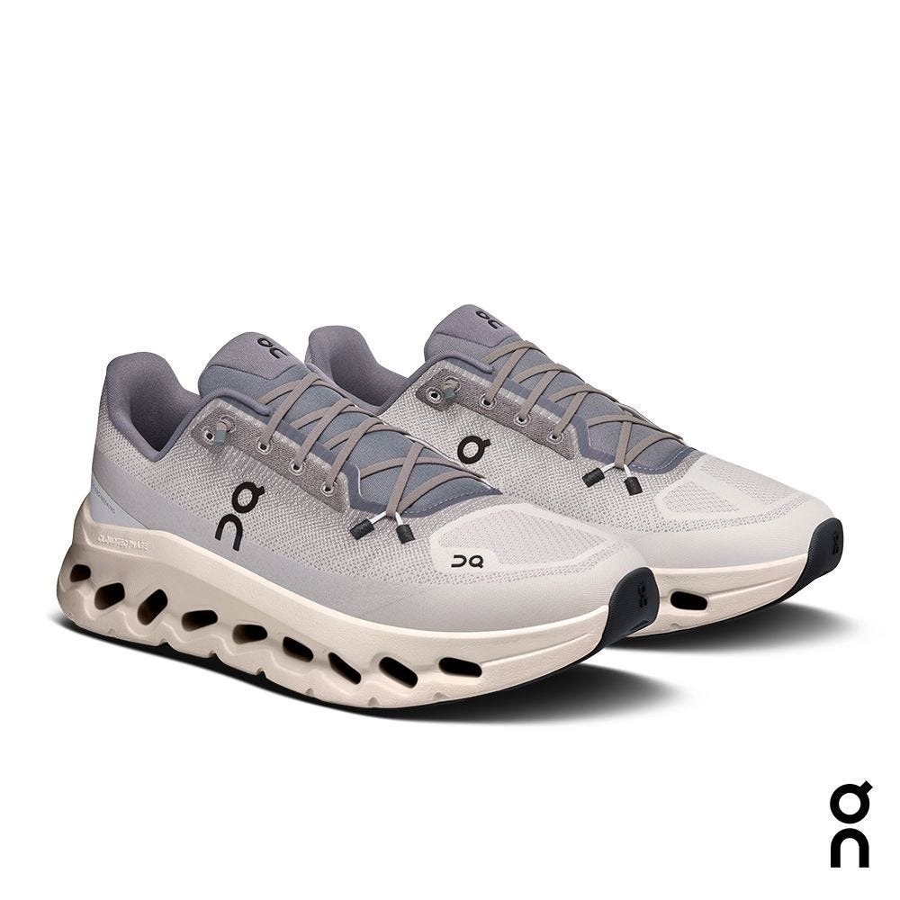 【On】女 休閒鞋 Cloudtilt 岩石灰/象牙白 / ON3WE10053247