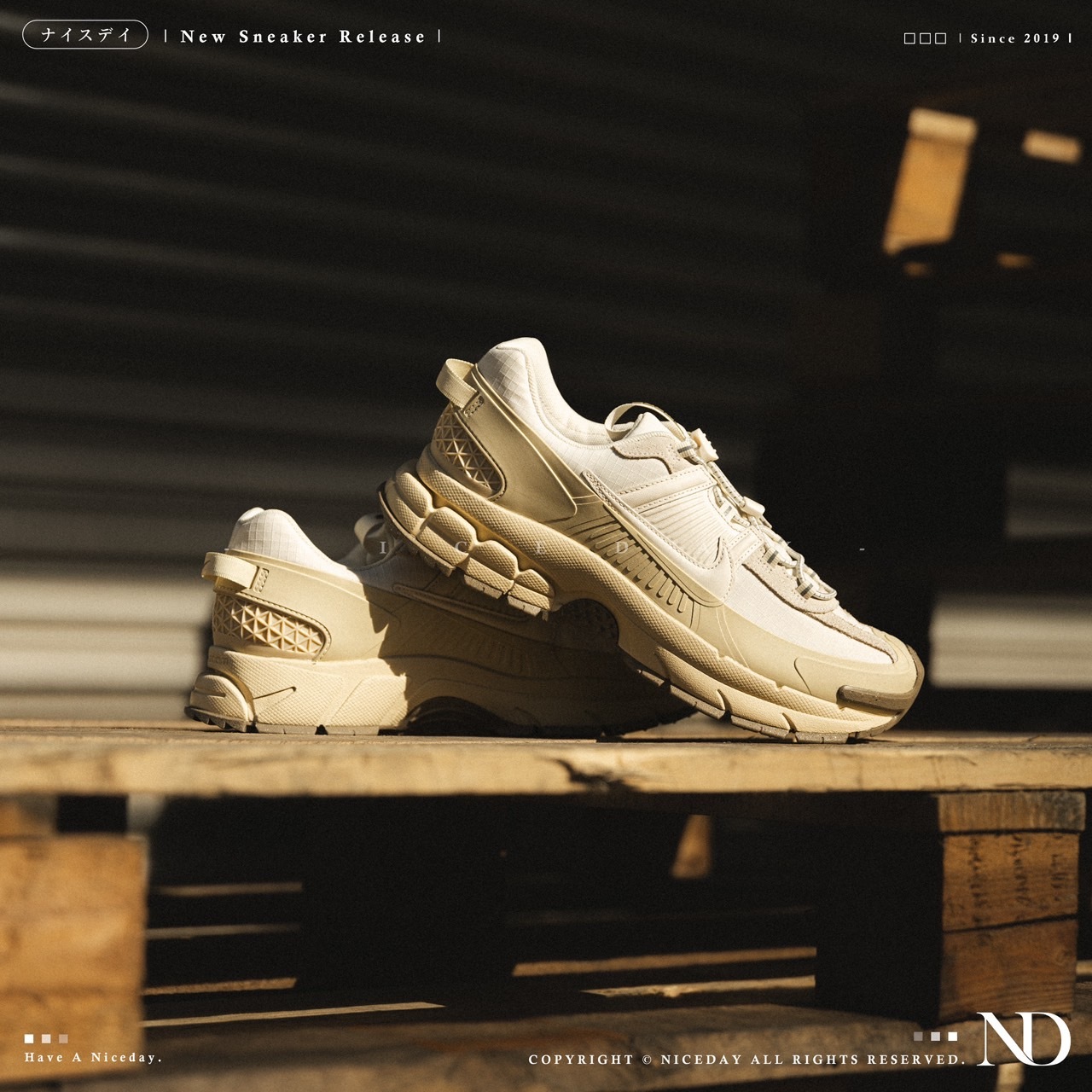 NICEDAY 現貨 Nike Zoom Vomero Roam 象牙白 米白 防潑水 男款 FV2295-101