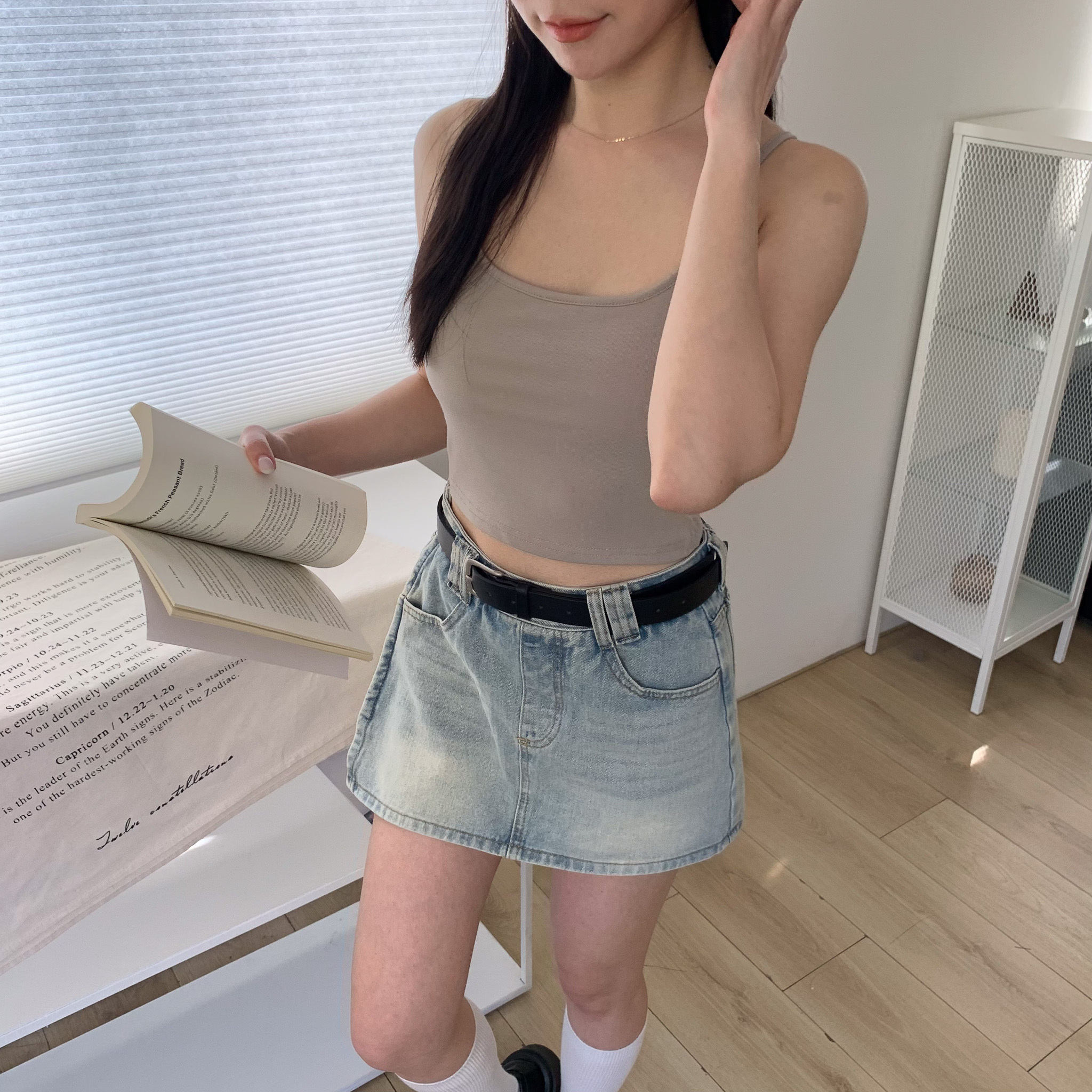 ISA_【新色回歸】(1+1$499) summer list超彈吊帶小可愛_45045