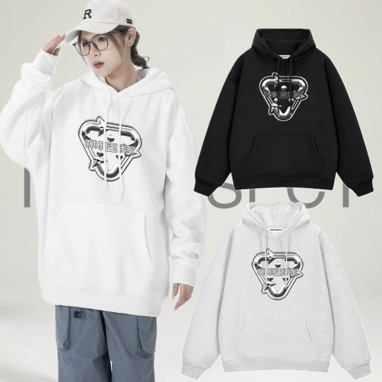 陳冠希 Clot INNERSECT THREE 三生萬物 胸前循環標 FOG ESSENTIAL 連帽上衣 帽TEE 帽踢 INA25SSTHDZ066