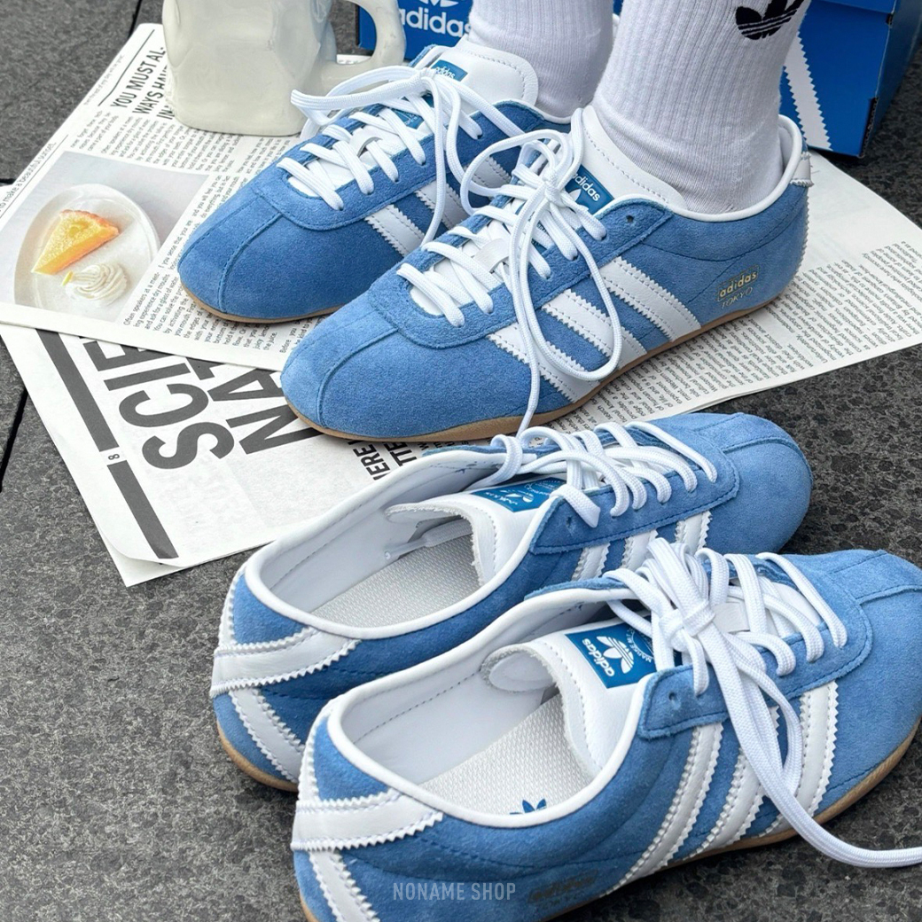 ADIDAS Original TOKYO 東京 復古 焦糖底 薄底 天空藍 (女款)