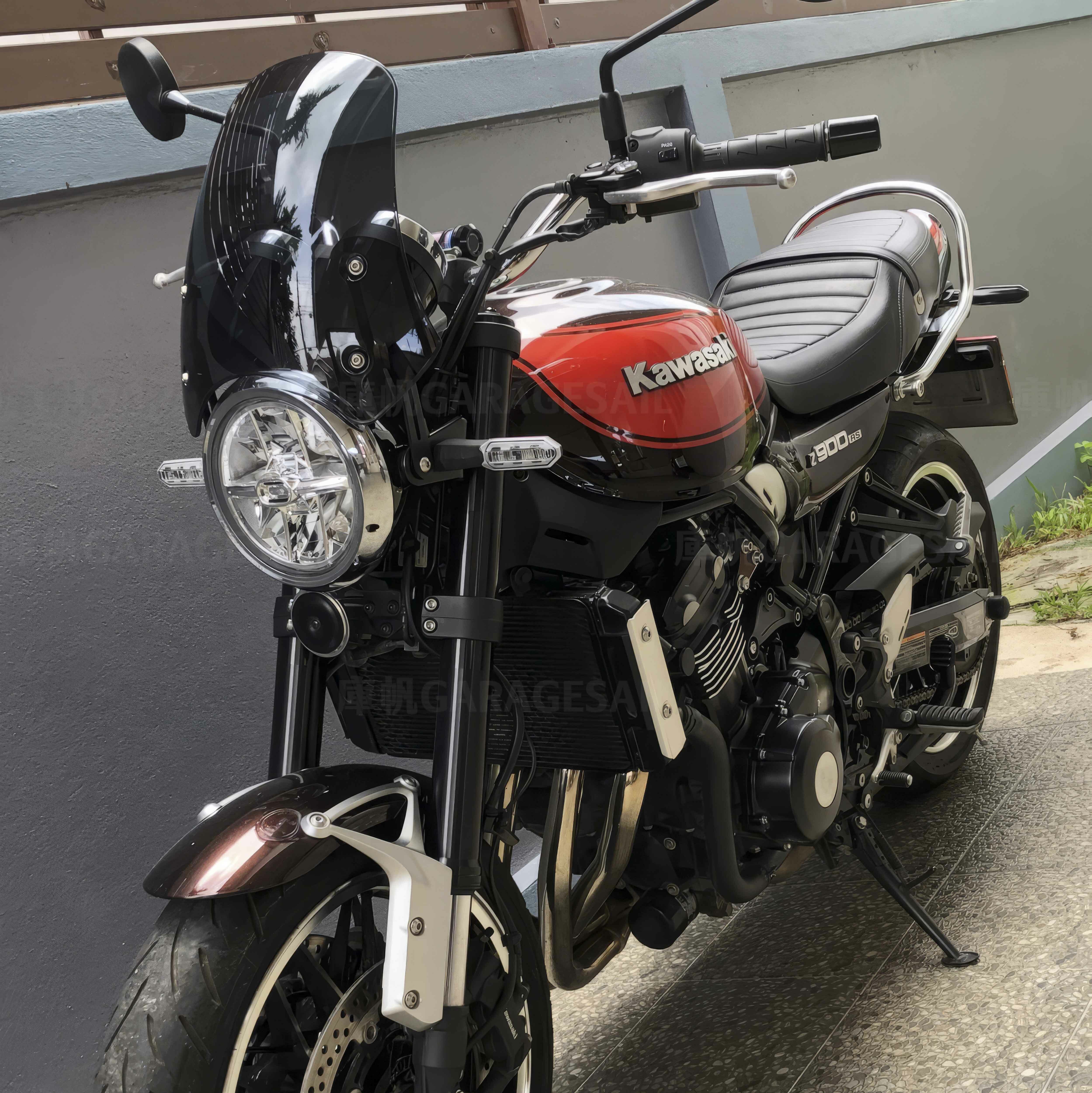 Dart 川崎 Z650 Z900RS 專用 風鏡 S3 高 Marlin