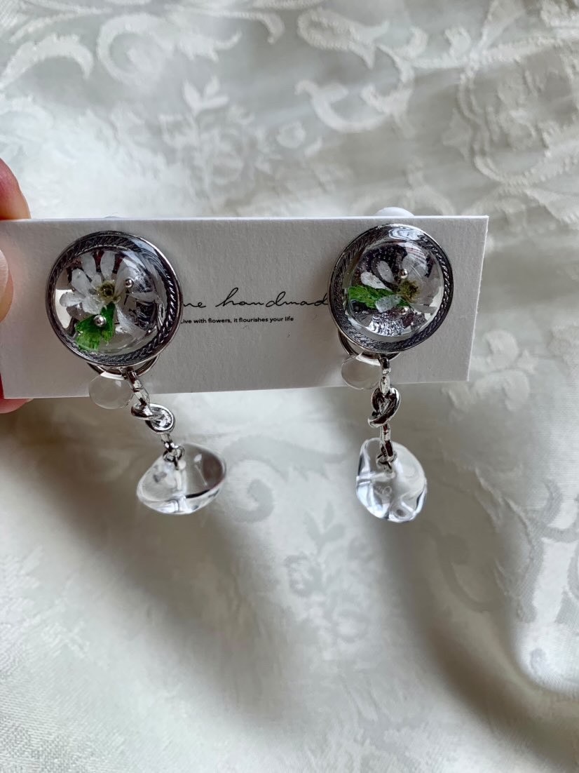 [anne_handmade] clear & silver