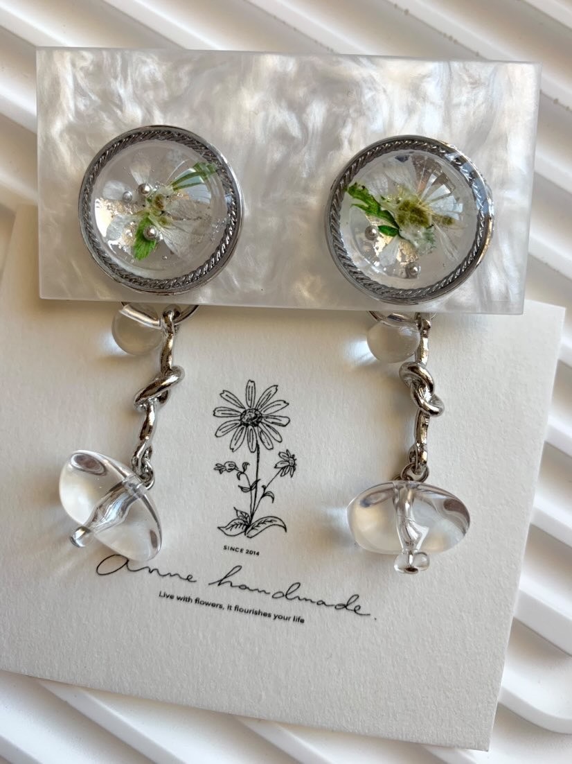 [anne_handmade] clear & silver
