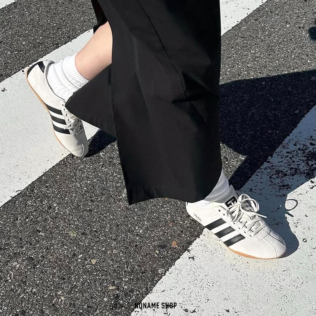 ADIDAS Original TOKYO 東京 復古 焦糖底 薄底 灰米 (女款)