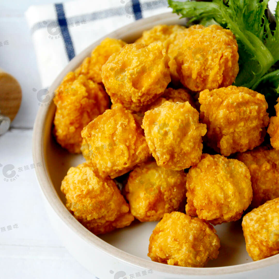 酥嫩骰子雞球