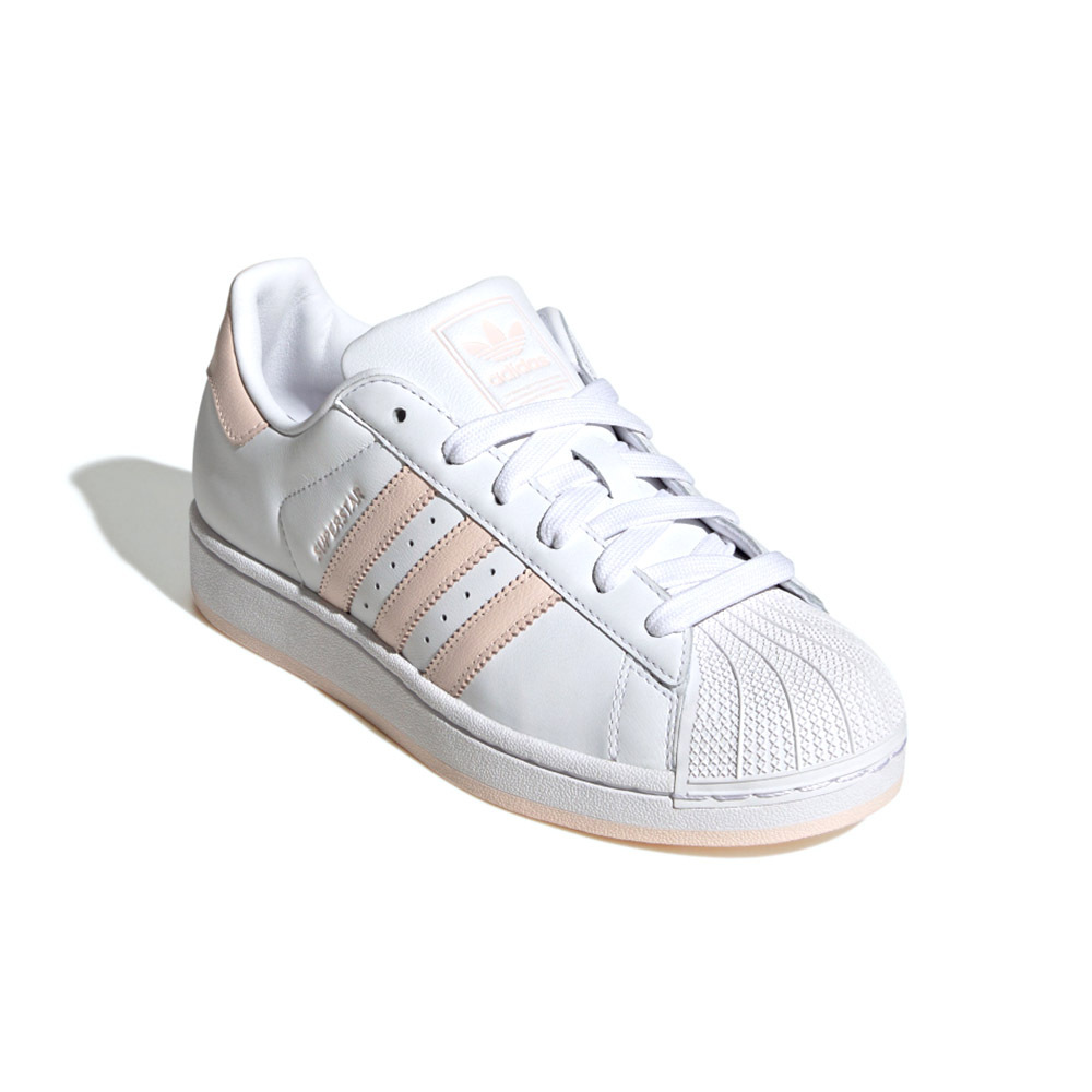 Adidas Superstar II 男鞋 女鞋 白粉橘色 貝殼鞋 運動 經典 休閒 情侶 復刻 休閒鞋 JH7056