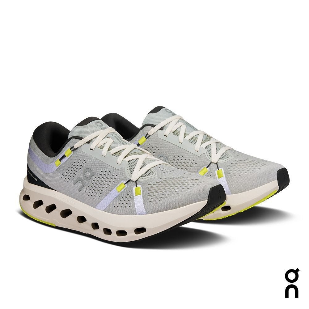 【On】男 路跑鞋 Cloudsurfer 2 冰霜灰/象牙白 / ON3MF10123205