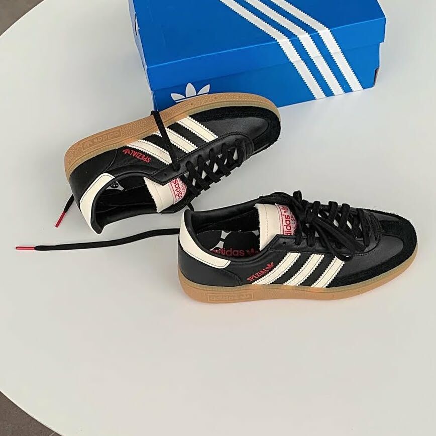 ADIDAS HANDBALL SPEZIAL 黑紅奶油 米色 黑色 紅標 焦糖底 男鞋 JH6397 / 預購