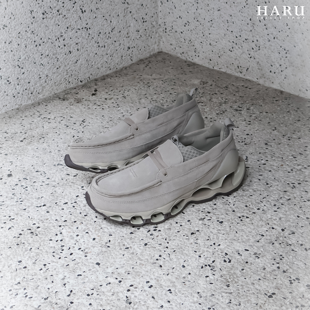 日本限定 美津濃 Mizuno WAVE PROPHECY MOC SUEDE 莫卡辛 麂皮 美拉德棕 卡其灰 彈簧 復古休閒鞋 D1GD2436