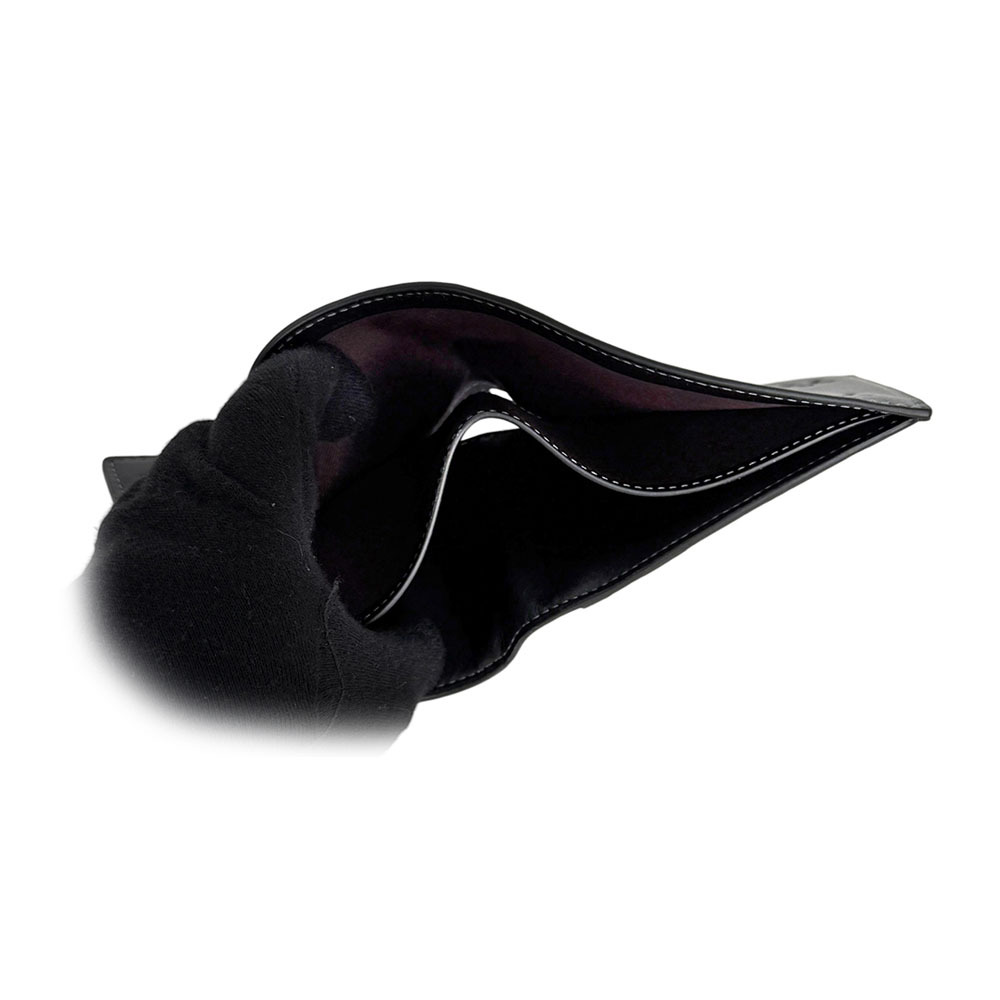 【COACH】星星壓印牛皮附活動式卡夾短夾+鑰匙圈禮盒組(黑色)CW350 QBLWO