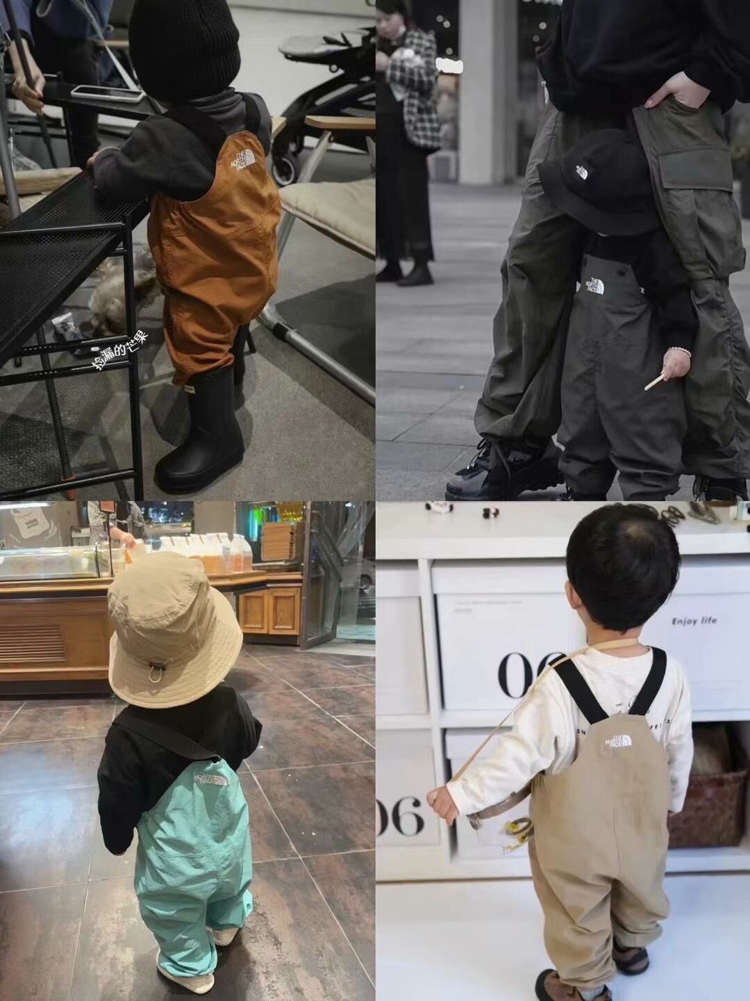 廠單 TNF背帶長褲