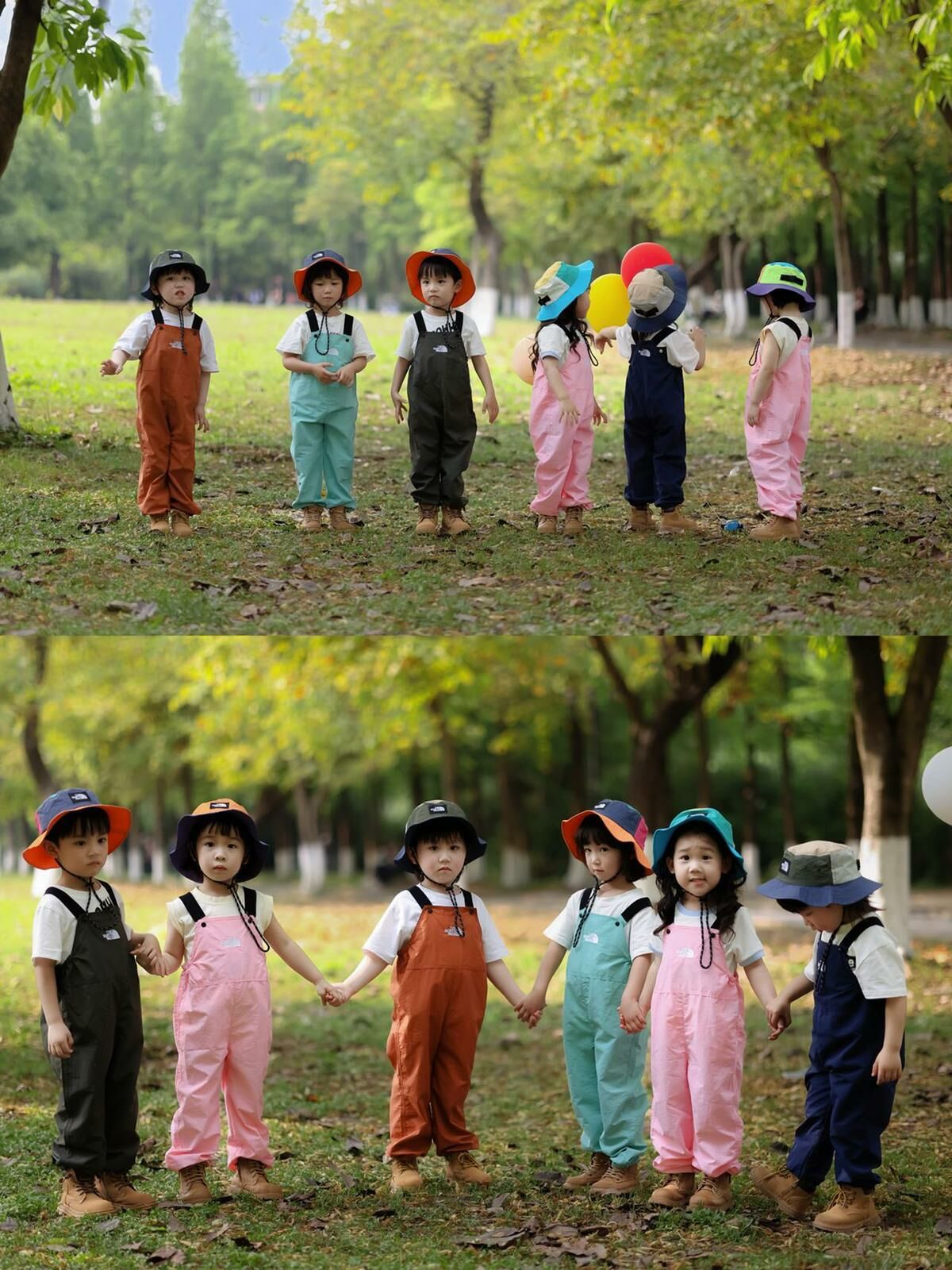 廠單 TNF背帶長褲