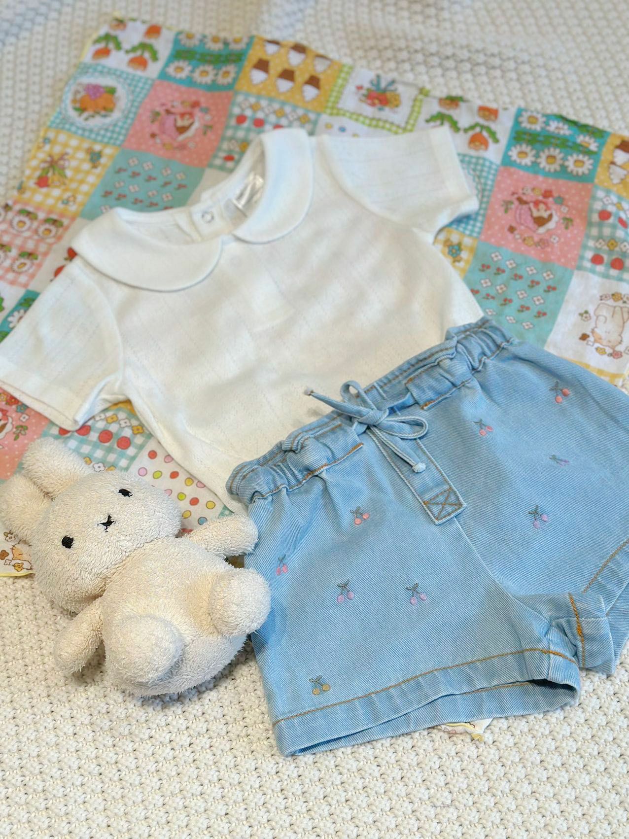 原廠 法單牛仔短褲