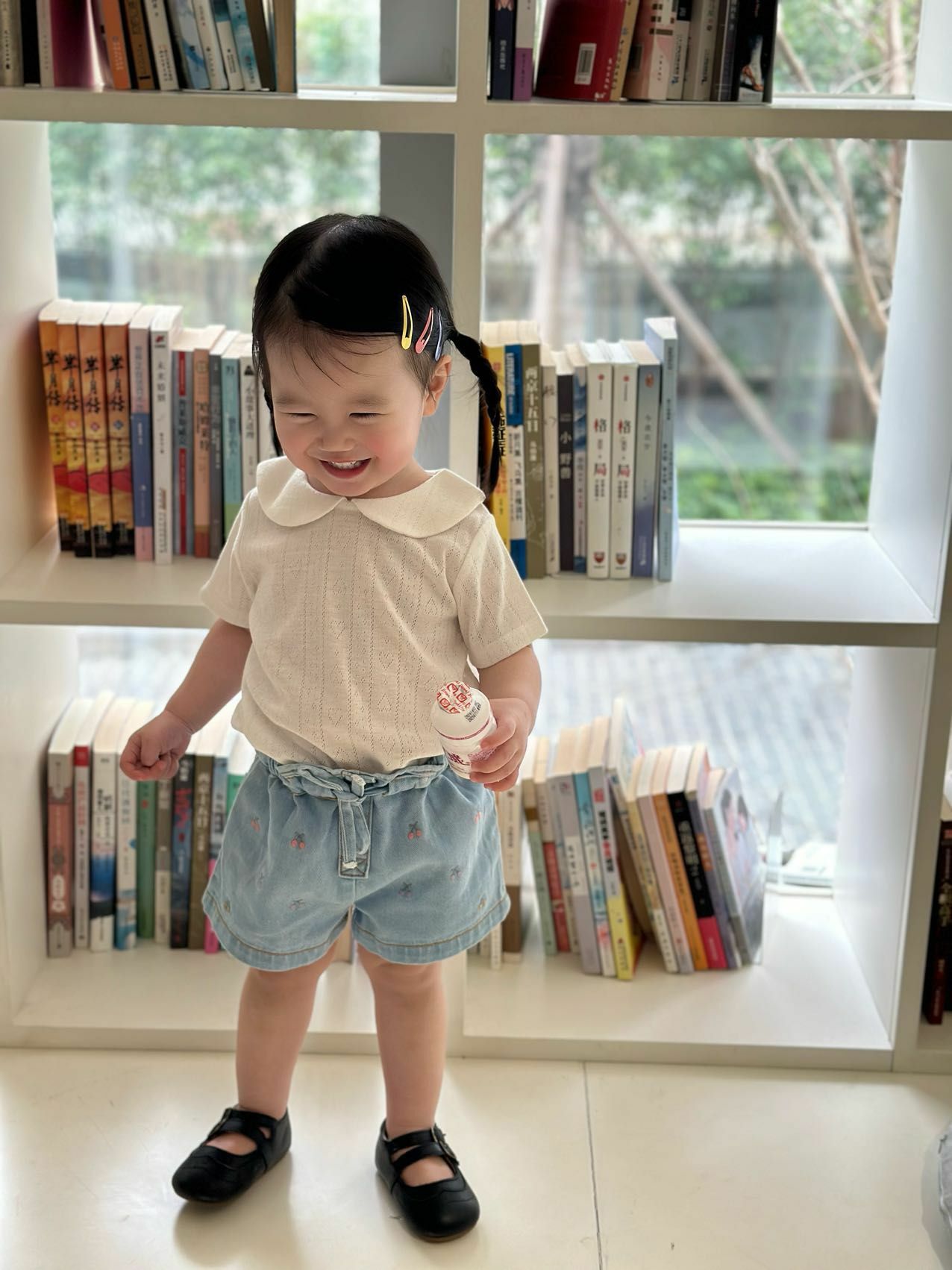 原廠 法單牛仔短褲