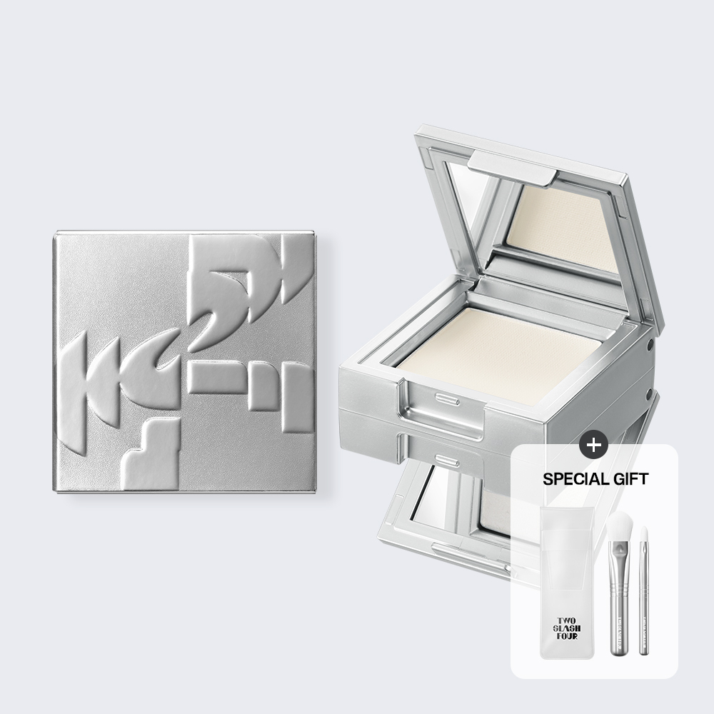 TWO SLASH FOUR Strobing Face Cube#White